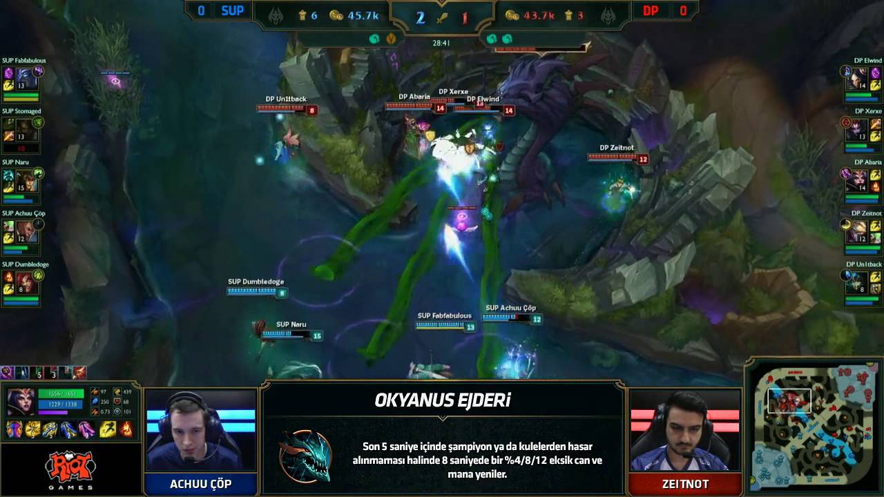 SUP ( Naru Cassiopeia ) VS DP ( Abaria LeBlanc ) ÖZET 3.HAFTA 2.GÜN 1.MAÇ