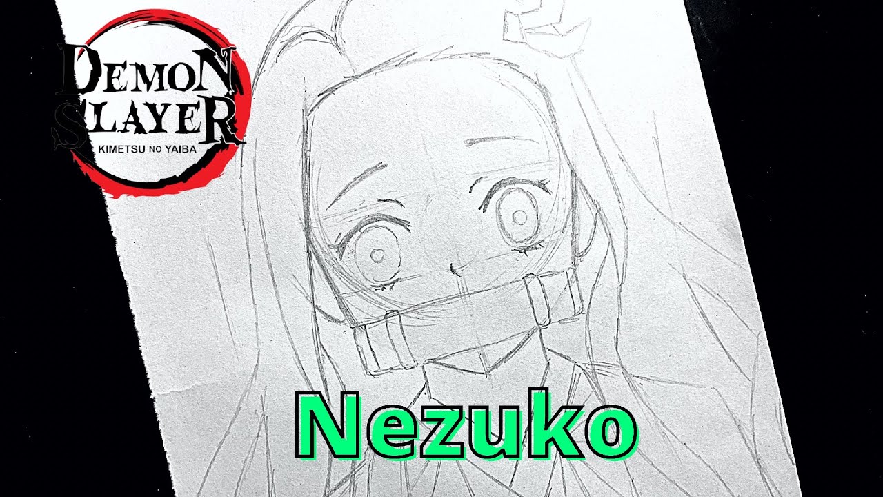 Eu só quero é Desenhar - Desenho simplesmente perfeito da Nezuko