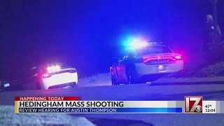 Review hearing for Raleigh mass shooting suspect