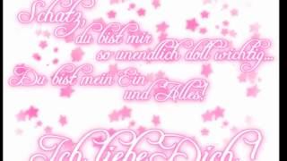Ich liebe dich überalles mein Schatz
