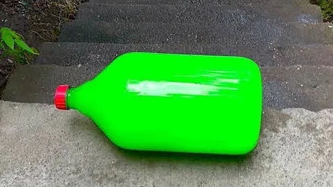 Rolling colorfull bottle on the stair 🌈👻 #asmr #crushingsoftthings #crushingcrunchythings