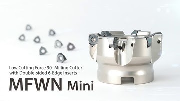Kyocera Cutting Tools MFWN Mini | Excellent Performance | Economical Inserts | 90 Degree Milling