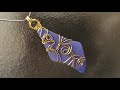 Blue Sea Glass Wrap - Eps 439