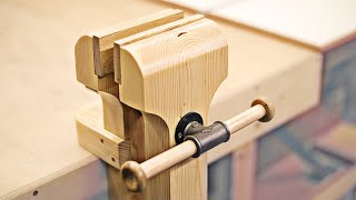 How To Make Bench Vise || DiY Bench Vise Using Hand Tools