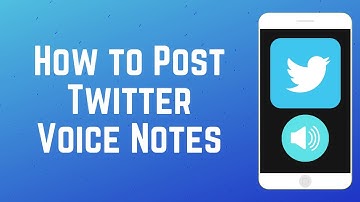 How to Post Voice Notes on Twitter - NEW Audio Tweets
