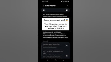 Samsung AutoBlocker Security in ONE UI 6 | You must turn on this safety feature now 😱😯