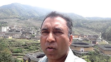Kazi Ahmed - Fujian earthen structures Tulou Chuxi, Chuxi tulou group, Tianluokeng tulou cluster