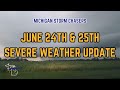 Severe Weather Update for June 24th and 25th, 2024