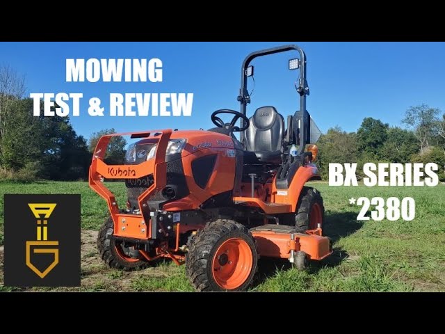 Kubota Bx2380 Mowing Test And Review