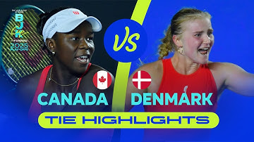 Victoria Mboko DELIVERS for Team Canada 🇨🇦 2025 Billie Jean King Cup Play-offs | Tie Highlights