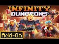 Infinity Dungeons Add-On — Endless Adventures Beneath Your World ⛏️🔥 (Minecraft Bedrock)