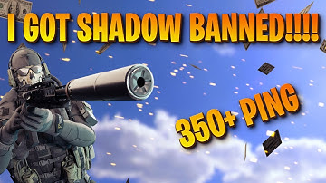 I GOT SHADOW BANNED IN WARZONE!! We NEED ANTI CHEAT! 350 ping!
