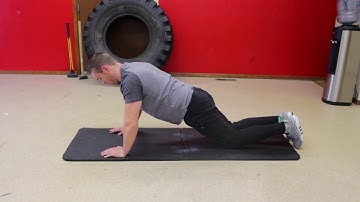 Eccentric Knee Push-ups