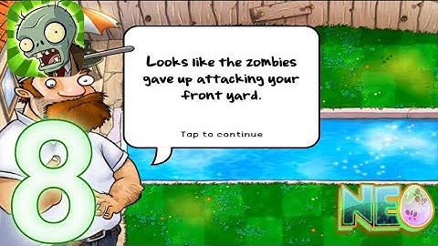 Plants vs. Zombies: Gameplay Walkthrough Part 8 - LEVEL 2.10 - 3.1 COMPLETED (iOS Android)