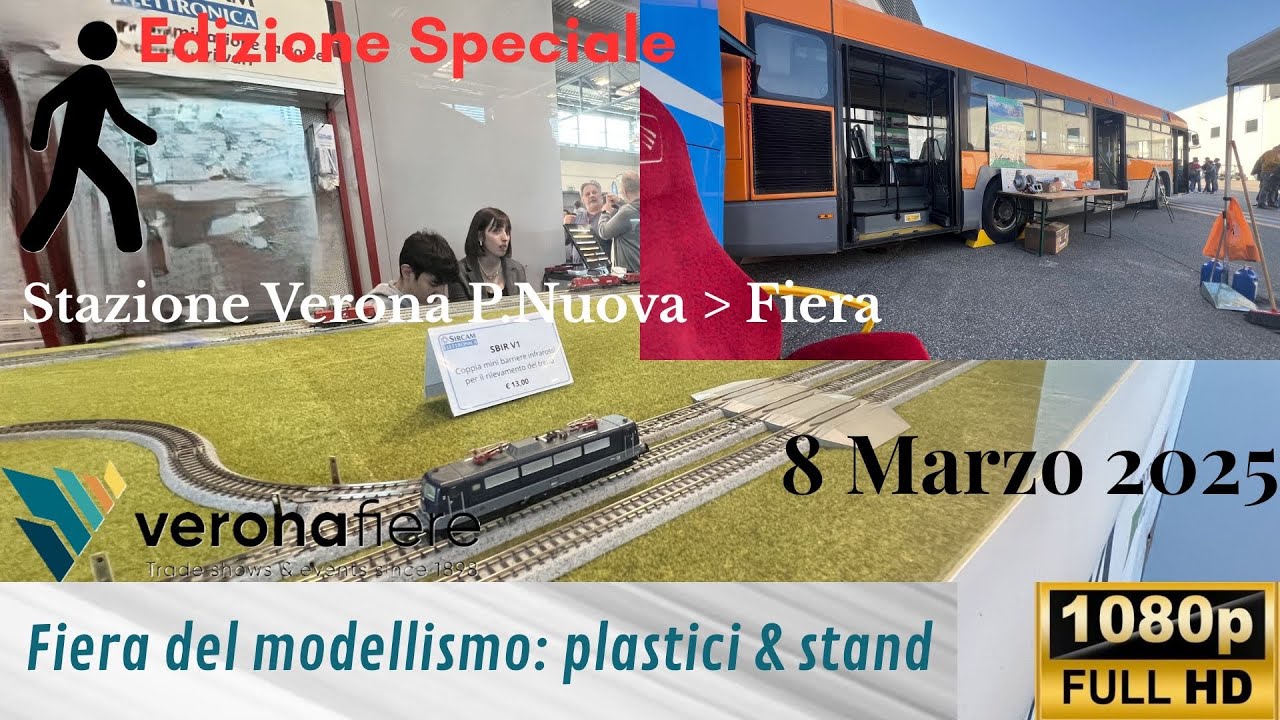 🏟 EDIZIONE SPECIALE: FIERA di VERONA: percorso, plastici e espositori con tante NOVITA'