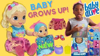 BABY ALIVE BABY GROWS UP DOLL | UNBOXING INFANT BABY AND TODDLER