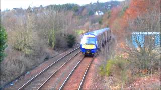 Train Approaching Dundee Scotland
