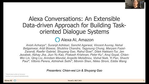 The science behind Alexa Conversations | Amazon Science