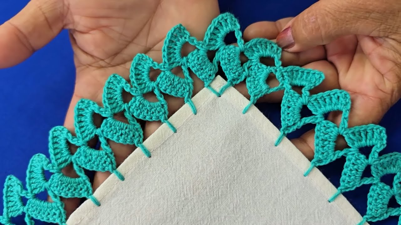diseño sencillo y elegante para proyecto de crochet o tejido🧶✨ PUNTILLAS FACILES 758