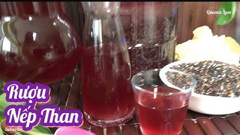 Làm Rượu NếpThan( Nếp Cẩm) Thơm Ngon Đón Tết  Tân Sửu