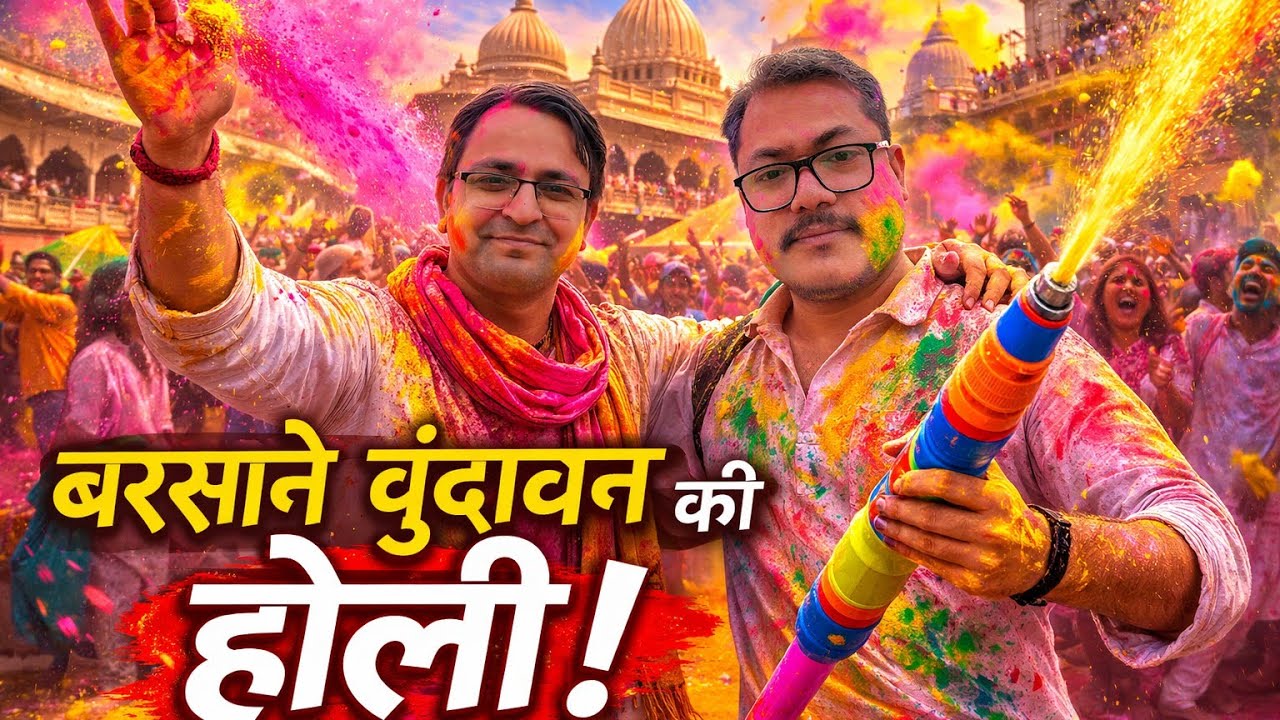 HOLI CELEBRATION AT BARSANA II बरसाना की होली