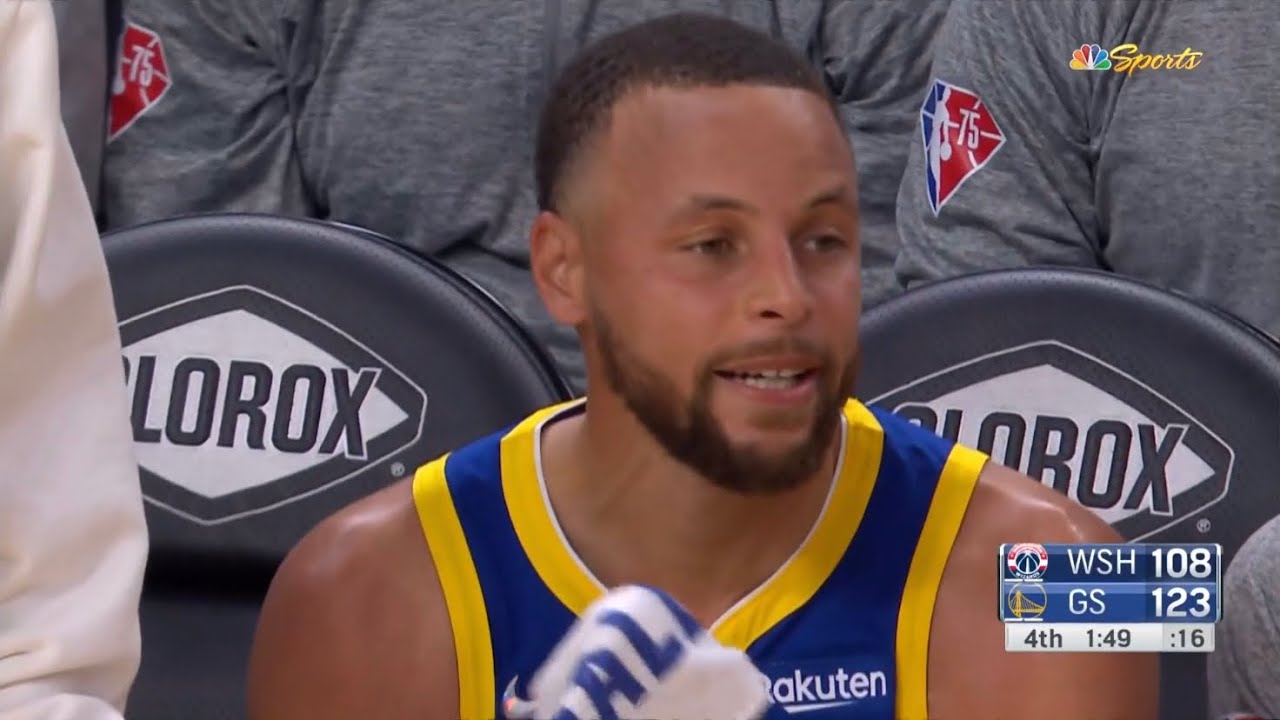 Stephen Curry Gets Furious At Steve Kerr As Subs Him Out Before He ...