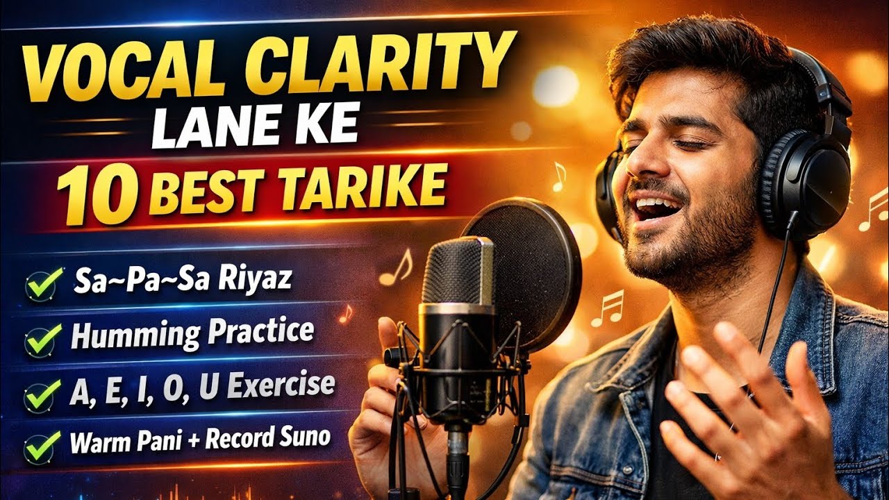 आवाज में Clarity लानें के 10 Best Tarike | Vocal Practice Hindi गले से साफ़ आवाज कैसे निकाले
