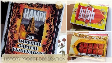 Project on Vijaynagara Empire | Class 12th History Project | Project decoration ideas | SMcrafts 🖤