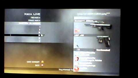 My Mw2 Trickshotting class setup
