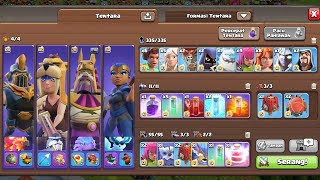 PUSS TROPHY LEGENDA COC KOMBO ROOT RAIDER VALKRI #clashofclans #indonesia