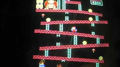 Donkey Kong Arcade, on Nintendo 4 Board hardware, with Ladder Cheat