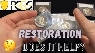 Testing PCGS Restoration Service  Coin Restoration Will it help?