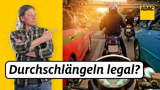 Bei Rot & Hitze mit dem Motorrad durchschlängeln - Ist das erlaubt? Was gilt im Ausland? | ADAC