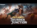 Magic the gathering  outlaws of thunder junction  collector booster opening mtg