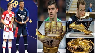 Award Winners World Cup 2018 Den Ball, Boot, Glove Winners
