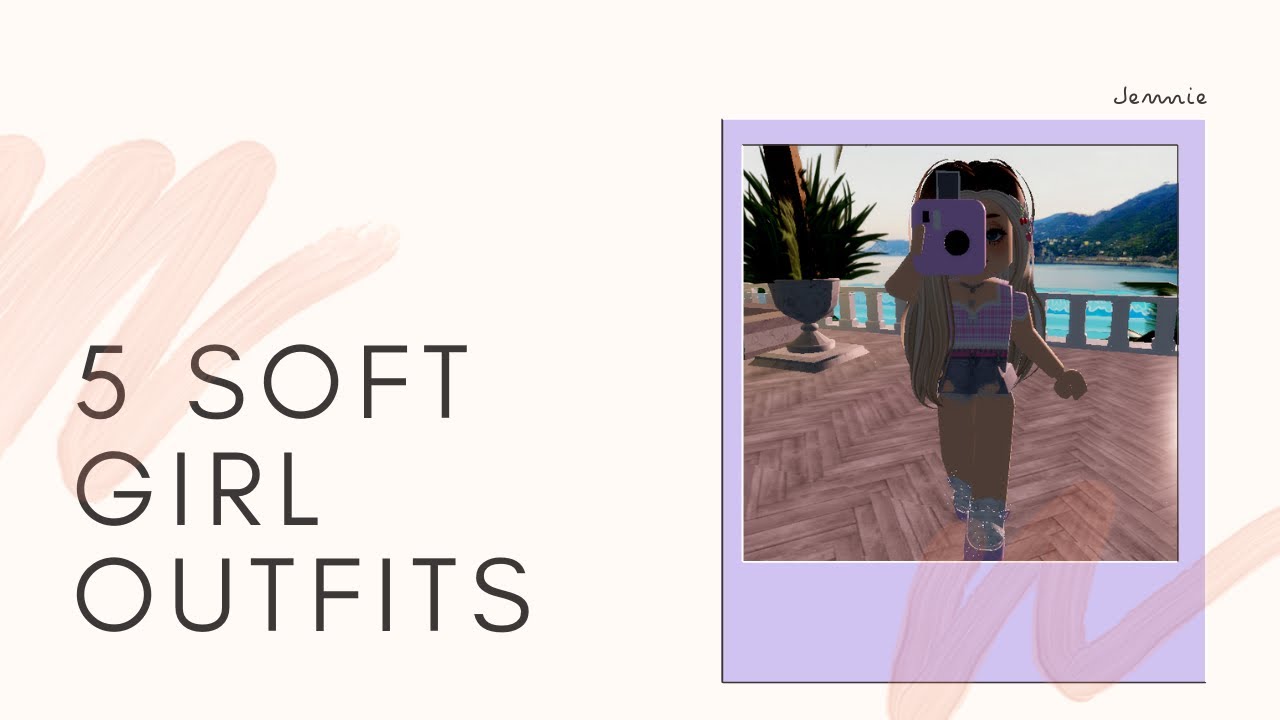 5 Soft Girl Aesthetic Outfits Roblox Royale High Outfits And Dress Up Youtube