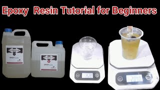 How to use Epoxy Resin and Calculate for table Top / Epoxy  polyester resin Tutorial for Beginners