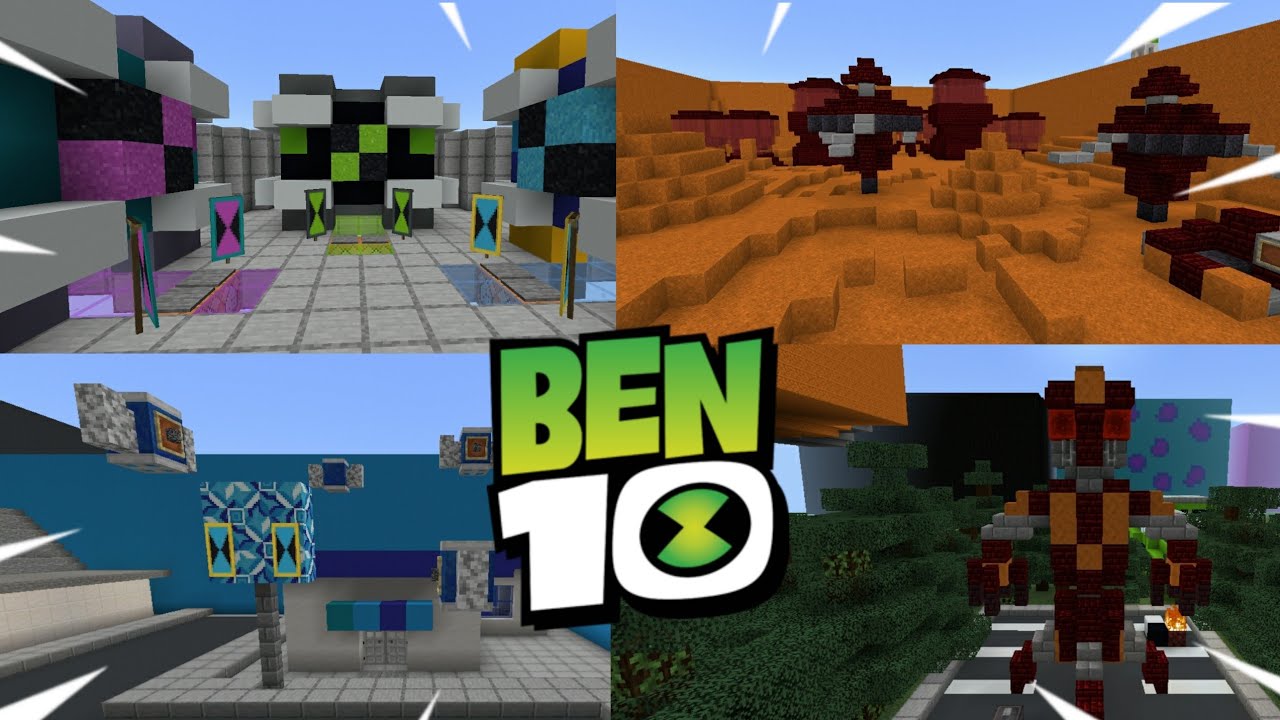 LANÇOU!! NOVO MAPA DO BEN 10 PARA MINECRAFT PE! (VENHA CONFERIR) *erick ...