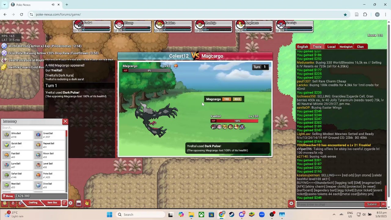 LIVE - Pokemon Planet  -  Chill vibes catching latios and grinding money 