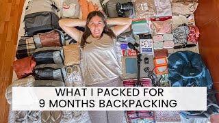 PACKING LIST FOR BACKPACKING 9 MONTHS IN SOUTH AMERICA! Everything I Packed For 9 Months Backpacking