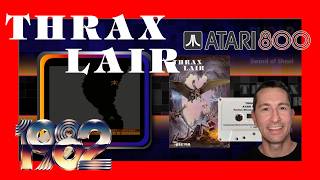 Thrax Lair (Atari 800) - Chronologically Gaming (CG) #retro #atari #computergames #shootinggames