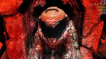 Doom 1440P Nightmare settings Vulkan API GTX 1080 test