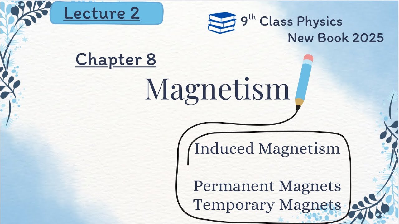 9th Chapter 8 physics new book || Lecture 2 || Induced Magnetism ...