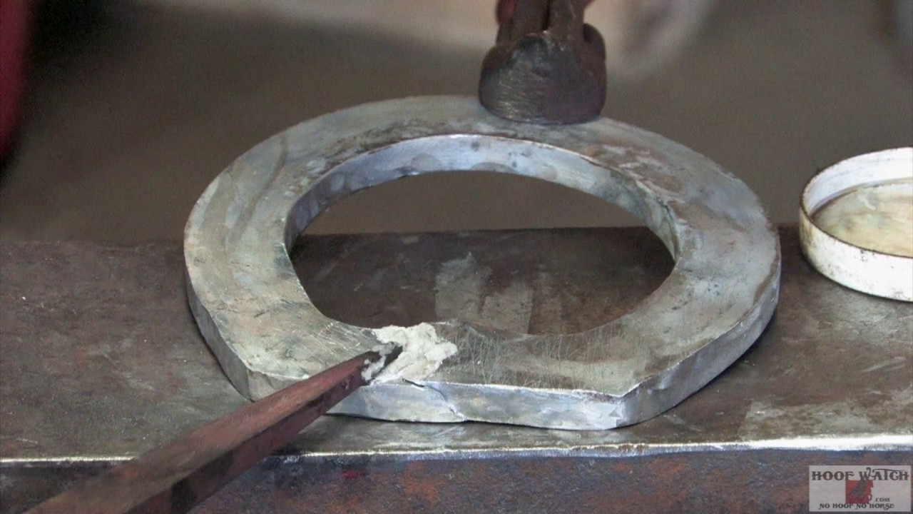 world Championship Blacksmiths - Craig Trnka, CJF Aluminum Bar Shoe