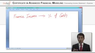 Forecasting Income Statement   Expenses