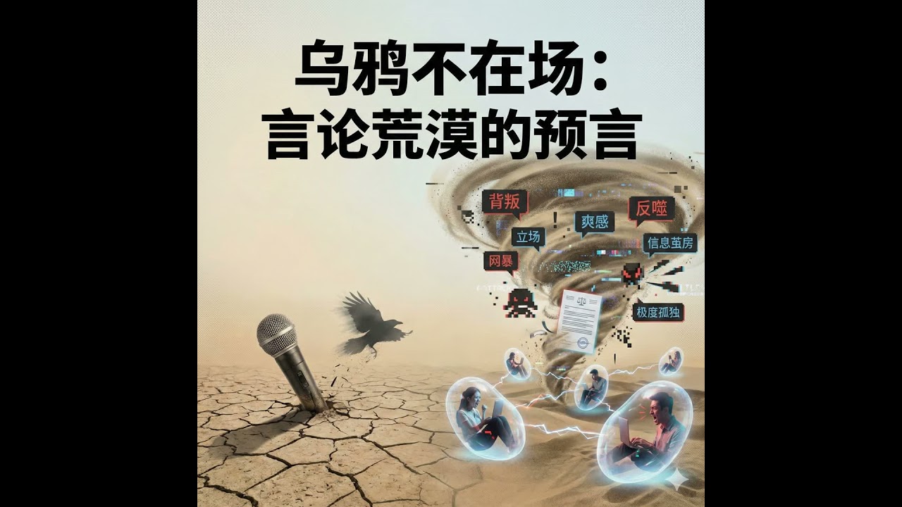当“乌鸦”被迫沉默，只剩下在算法茧房里嘶吼的孤独灵魂