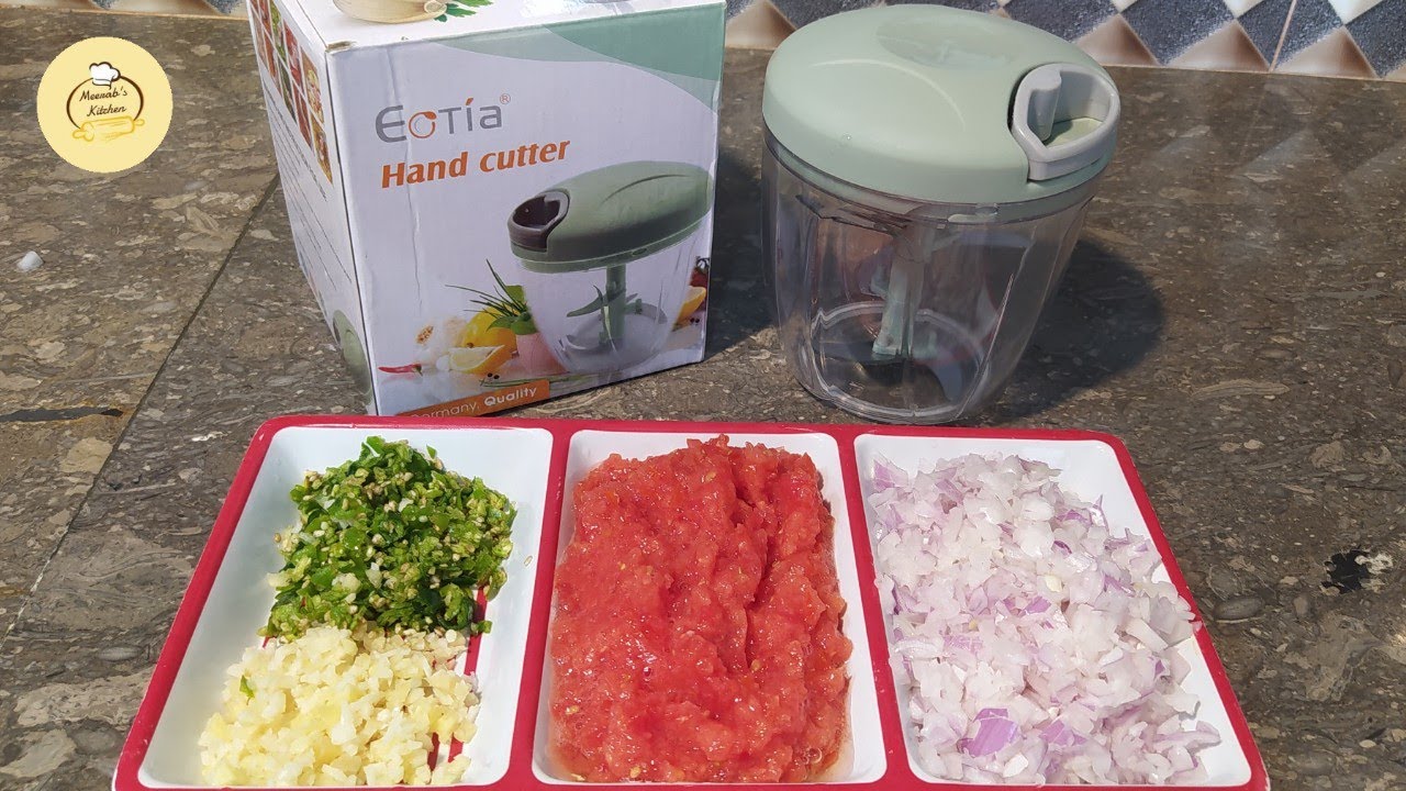 Brieftons Food Chopper: Manual Vegetable Chopper Demo 