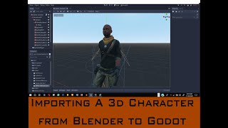 Importing a 3d character from blender 2.92 to Godot 3.4 Importing a 3d character from blender 2.92 to Godot 3.4