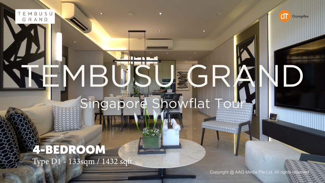 Singapore Showflat Tour - Tembusu Grand | 4 Bedroom | Type D1 - 133 sqm / 1432 sqft