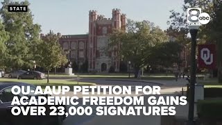 OU-AAUP petition for academic freedom gains over 23,000 signatures amid grading dispute
